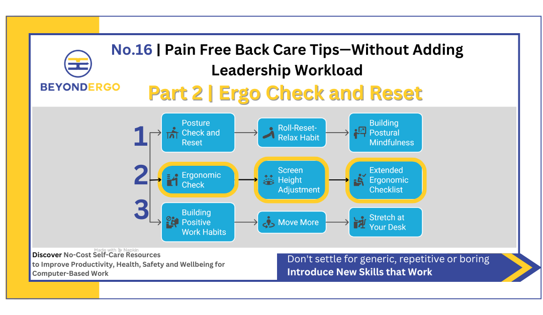 Fix Neck and Back Pain with Personalised Ergonomics